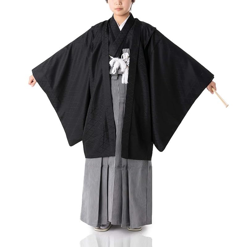 着物 黒地紋