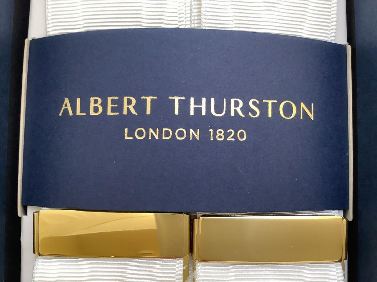 サスペンダー英国製007ボンドカジノロワイアル アルバートサーストン