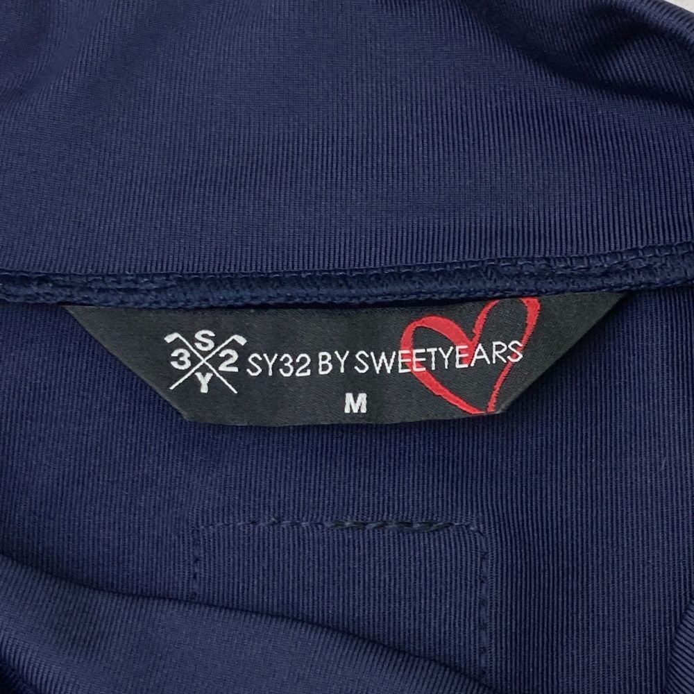 サイズ：M SY32 BY SWEET YEARS GOLF エスワイサーティトゥ  ハイネック 長袖Tシャツ  ネイビー系 [240101391665] ゴルフウェア メンズ ストスト サイズ：M SY32 BY SWEET YEARS GOLF エスワイサーティトゥ