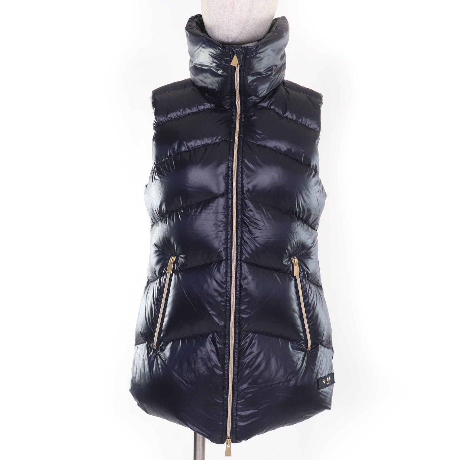 TATRAS タトラス LTLA23A4260 INOKE ファンネルネック ZIP UP ダウンベスト ネイビー 02 正規品 レディース