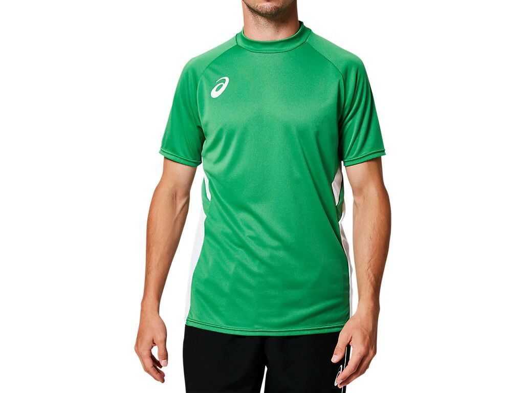 アシックス ゲームシャツ アマゾングリーン 3XL