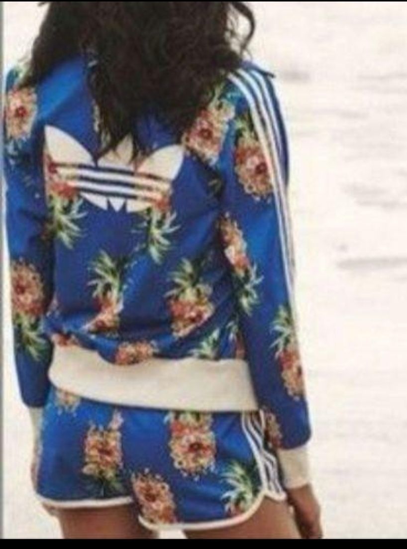 adidas パイナップル柄 ジャージ セットアップ 美品】希少！adidas アディダス オリジナルス ジャージ ファーム