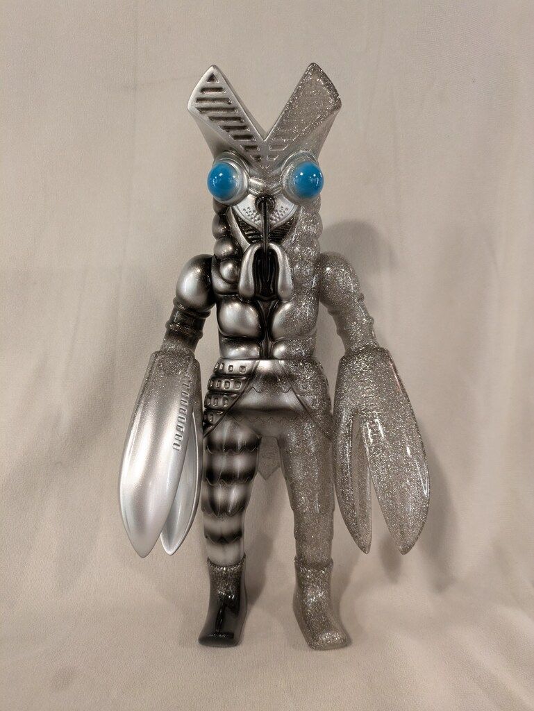 Playtoy ウルトラマン バルタン星人 シルバーラメ成型|銀|黒塗装
