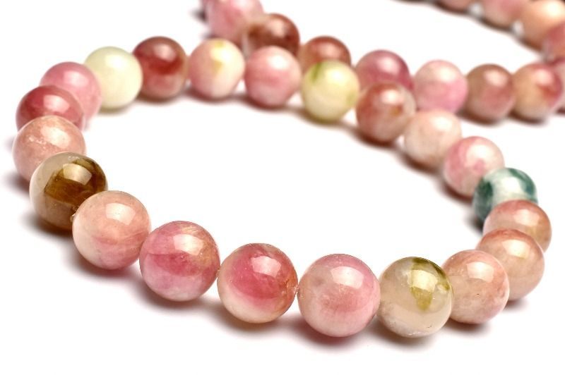 石流通センター 高品質 天然石 ブレスレット ピンクトルマリン (2A) (ナイジェリア産) (約10.5〜11mm) パワーストーン 石流通センター] ブレスレット ピンクトルマリンシリカ (ピンク