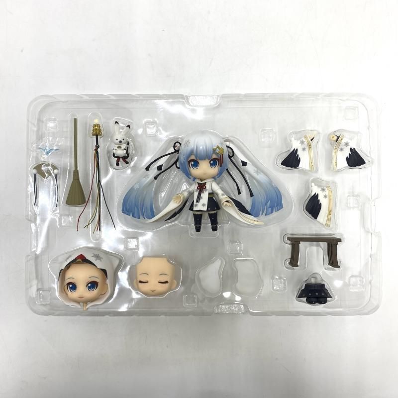 中古】【開封】【使用感有】ねんどろいど 雪ミク タンチョウ巫女