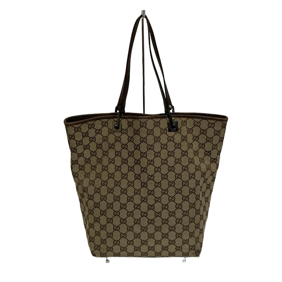 GUCCI グッチGGパターン トートバッグ ベージュ - メルカリ