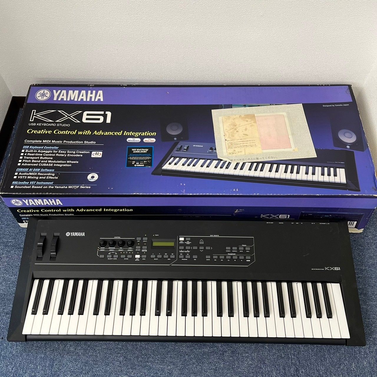 中古美品】 YAMAHA ヤマハ USBキーボードスタジオ KX61 - メルカリ