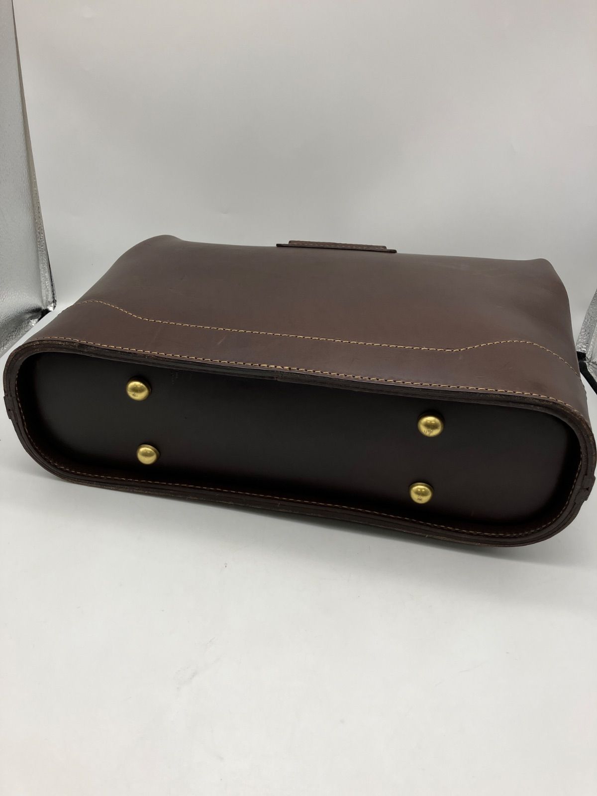 HERZ Organ ヘルツ オルガン オーバルダレスバッグ 高級本革 ボストン