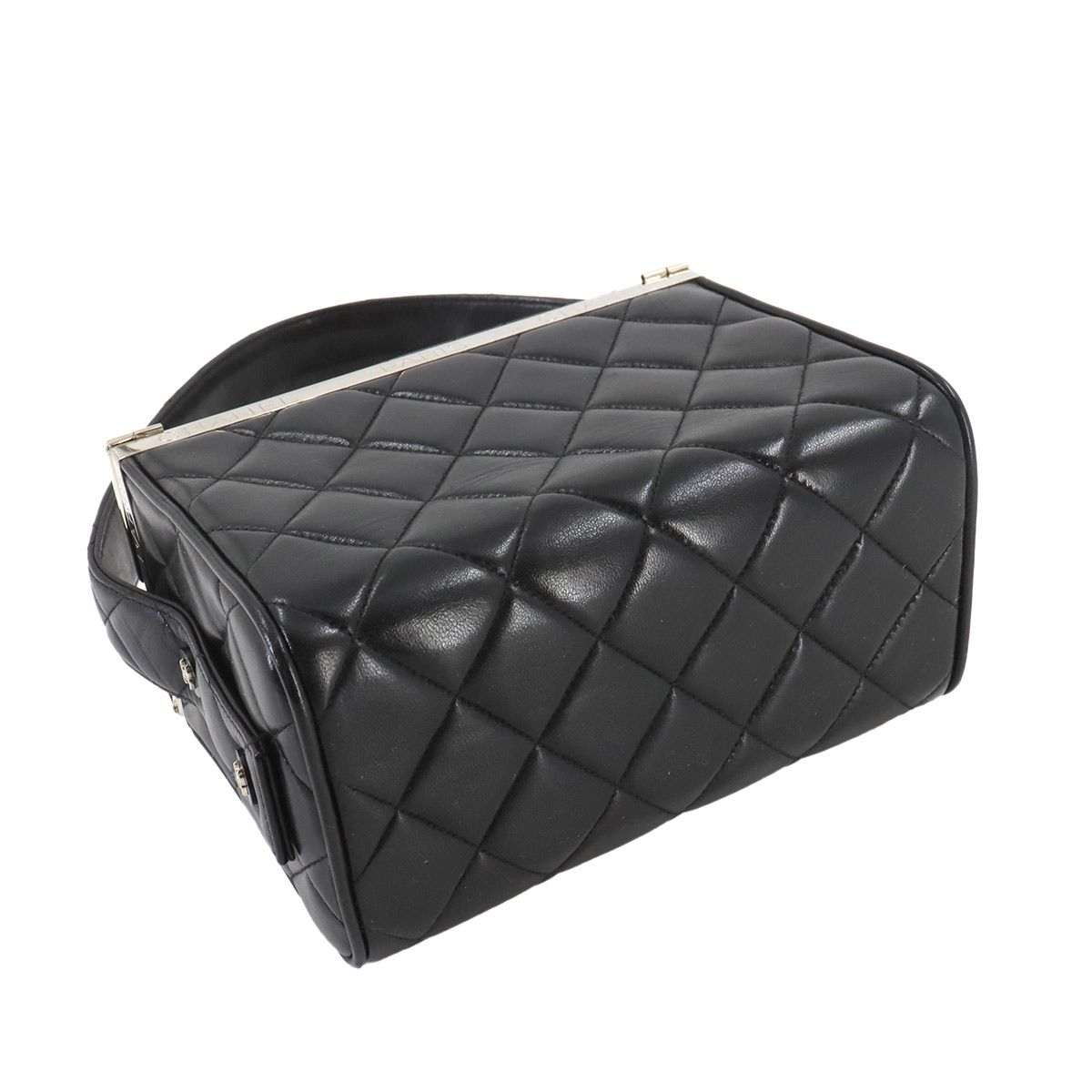 新品同様 シャネル CHANEL マトラッセ バニティ ハンド バッグ レザー