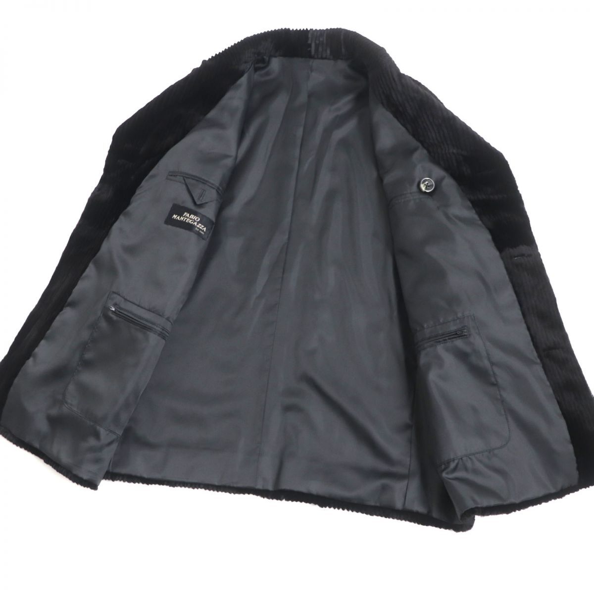 極美品▽メンズ用 FABIO MANTEGAZZA MINK スーパーシェアード