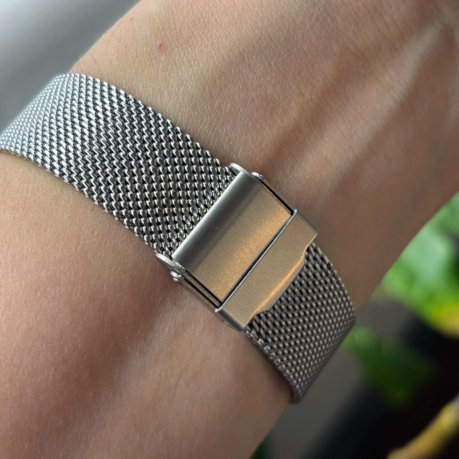 ステンレスミラネーゼベルト ダブルロックタイプ クイックリリース12mm