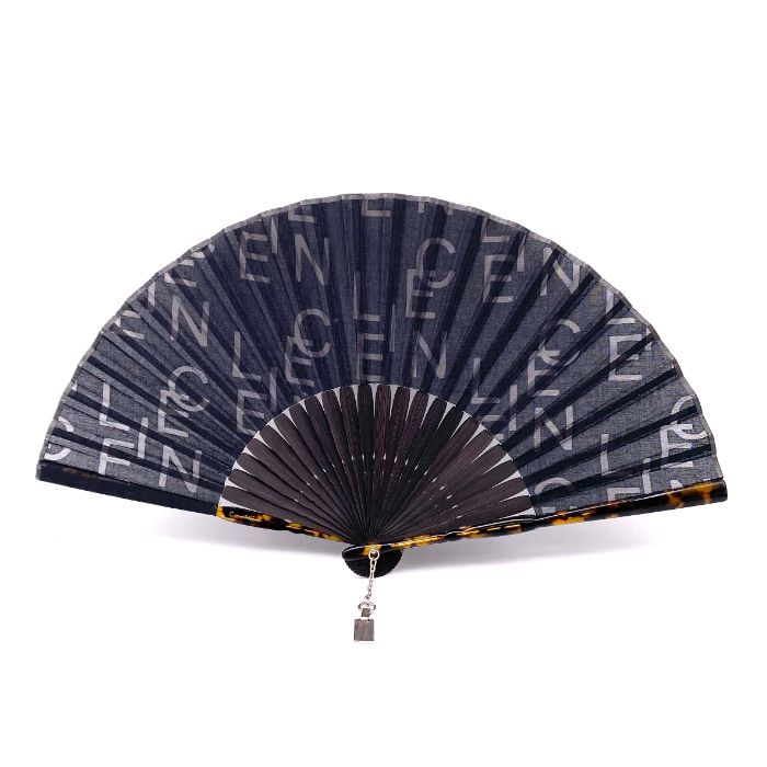 CELINE セリーヌ ロゴ べっ甲 扇子 eY09241N