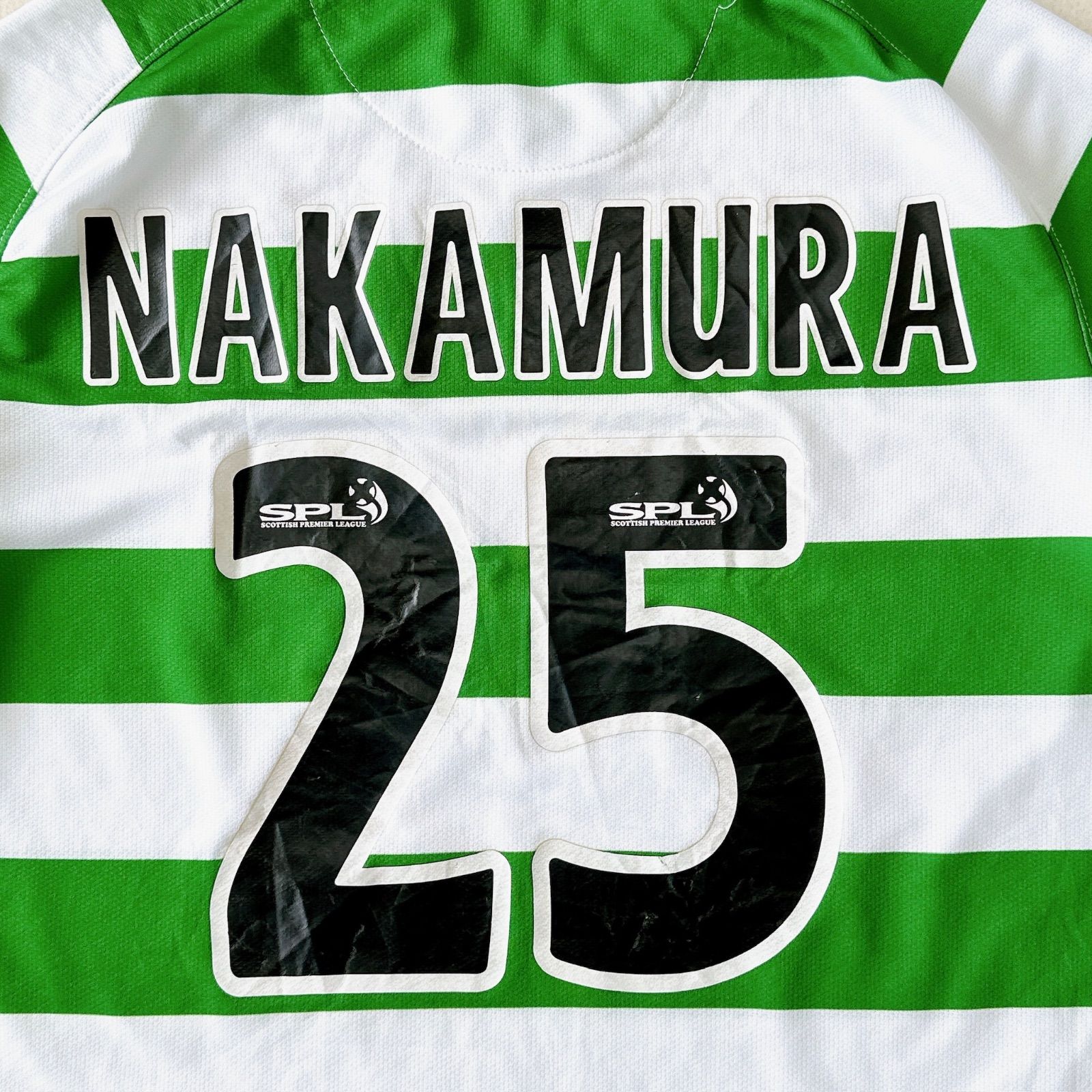 ナイキ セルティック 中村俊輔 サッカーシャツ ゲームシャツ