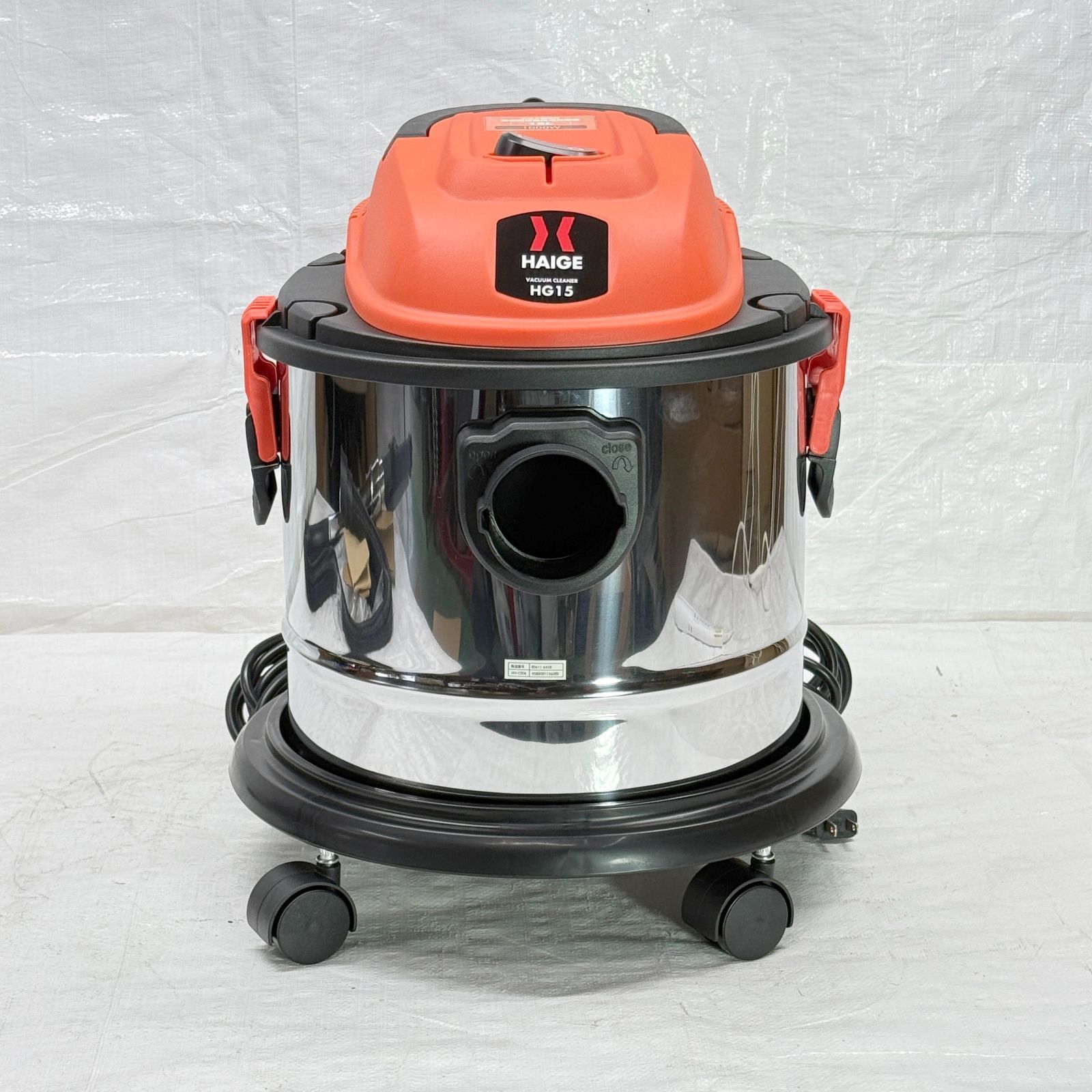 業務用 掃除機 乾湿両用 1000w 15L ブロアー 機能付 HG15 1136-1