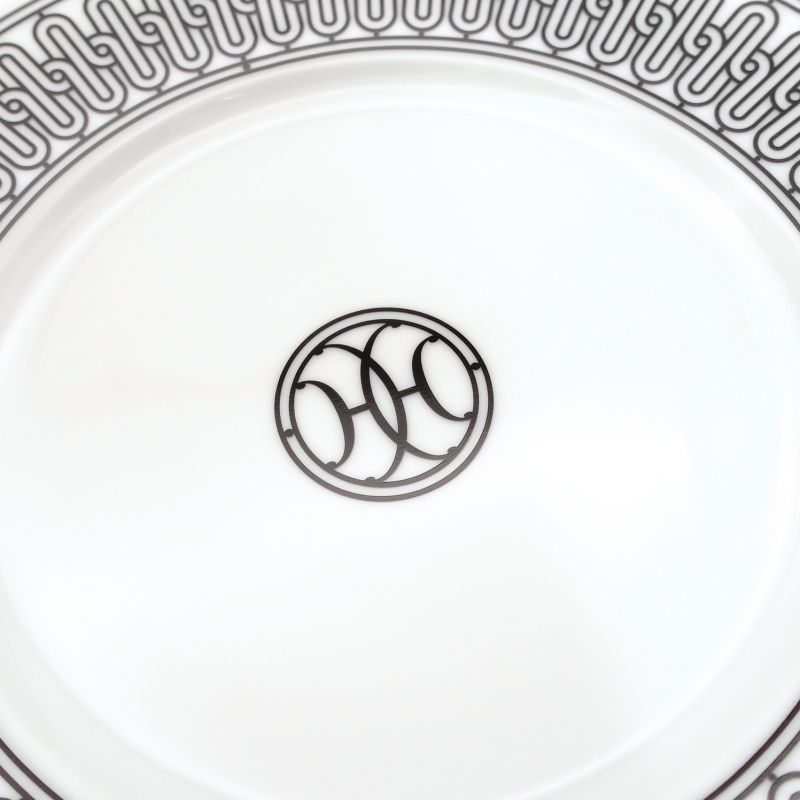 HERMES エルメス　Hデコ　デザートプレート　※元箱付属　未使用保管品 エルメス HERMES Hデコ プレート2枚セット アッシュデコペア