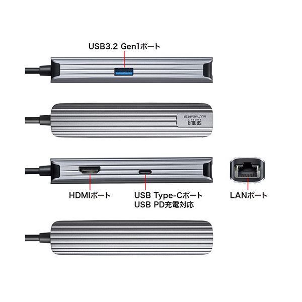 Type-Cマルチ変換アダプタ HDMI