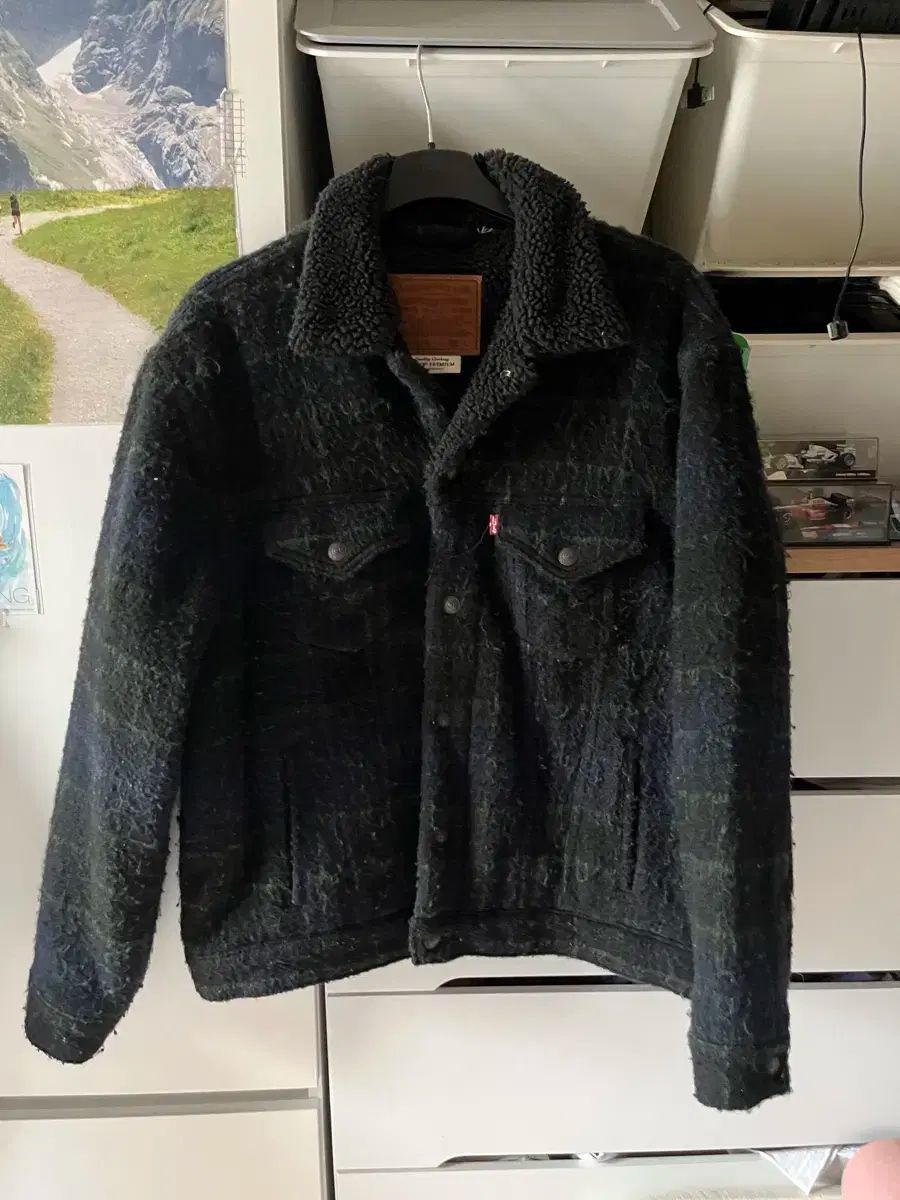 緊急 L ） LEVI'S(リーバイス) ヴィンテージ フィット シェルパ トラッカー ジャケット