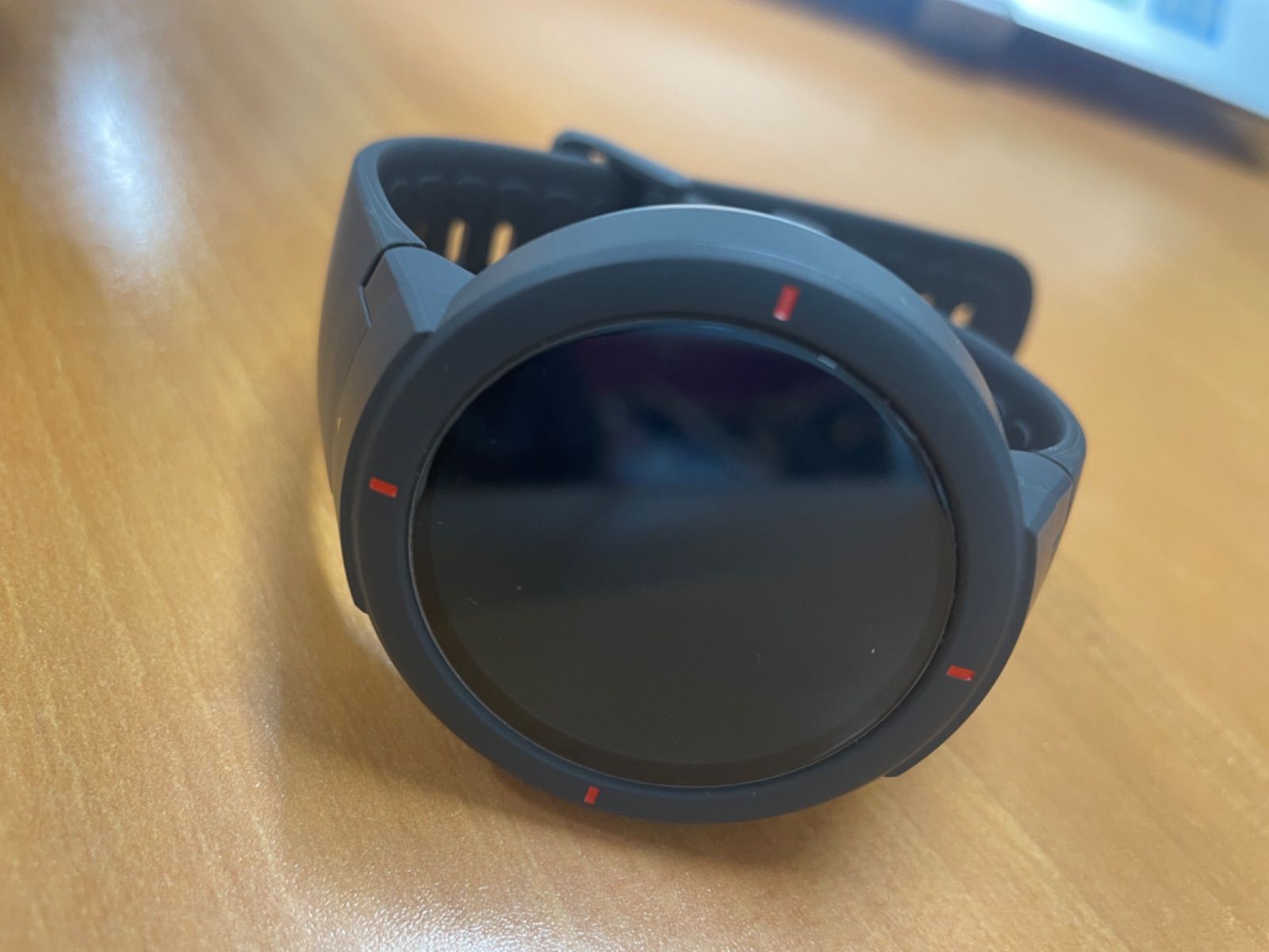 【中古良品】【箱なしで発送】Amazfit スマートウォッチ Verge【日本正規代理店】 Alexa対応 アレクサ 活動量計 歩数計 心拍計 着信通知 LINE通知 IP68防水 マイク付 スピーカー付 Xiaomi エコシステム企業 HUAMI