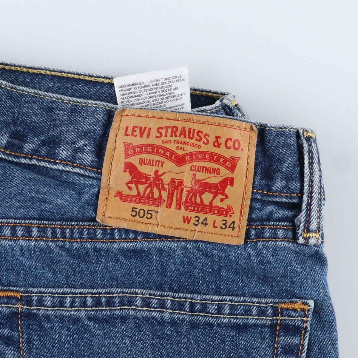 古着 リーバイス Levi's 505 テーパードジーンズ デニムパンツ メンズ ...