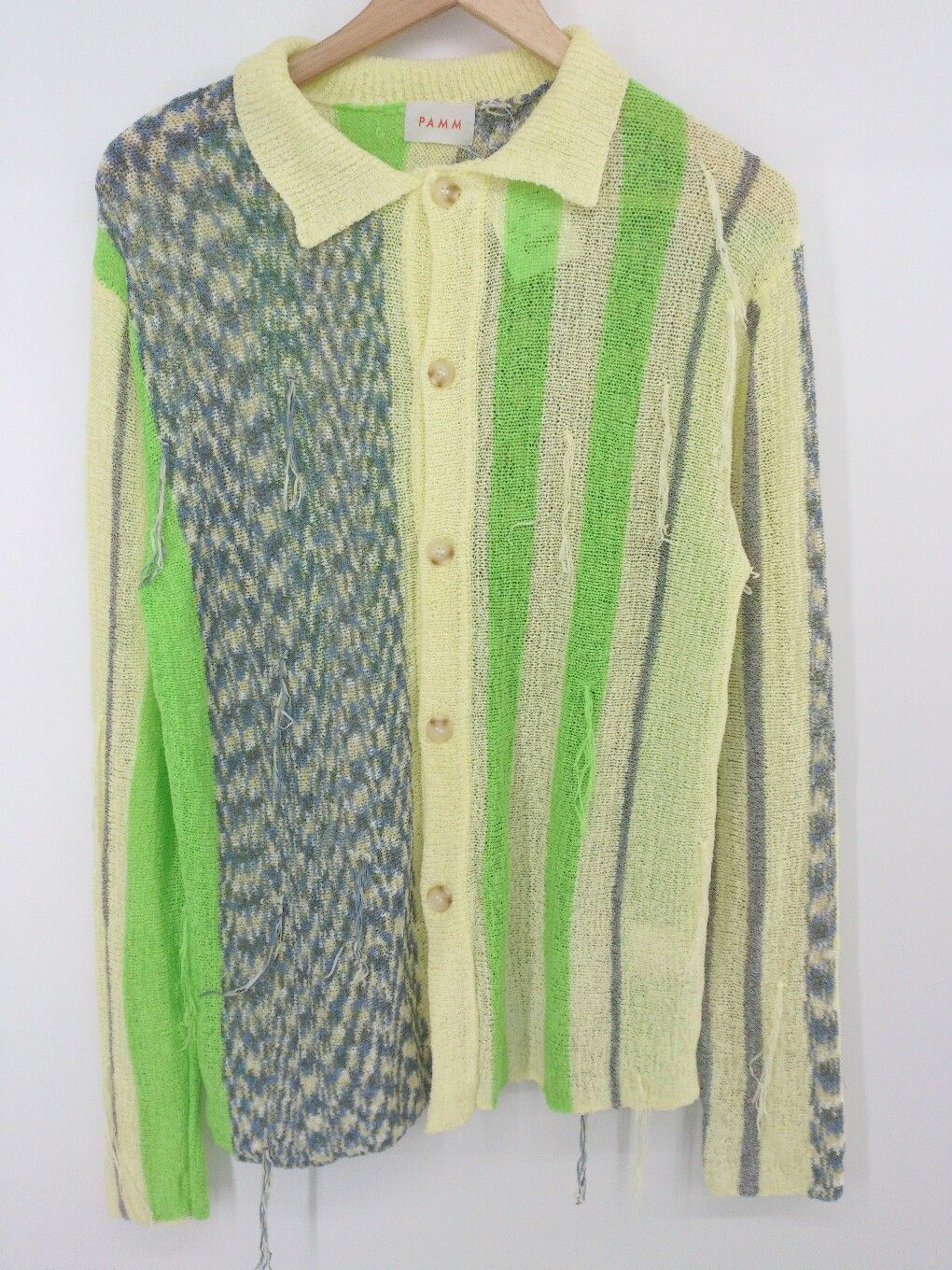 PAMM 記憶の中のストライプカーディガン 記憶の中のストライプ