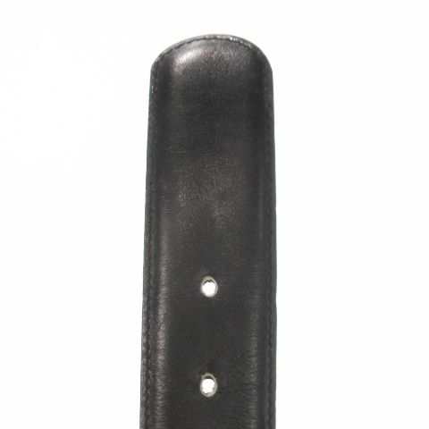 ダンヒル dunhill ベルト レザー ゴールド金具 ロゴ 黒 ブラック