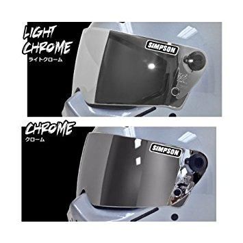 SIMPSON ミラーシールドライトクロームクリアベース新品未使用シンプソン Amazon | SIMPSON(シンプソン) ミラーシールド ライトクローム