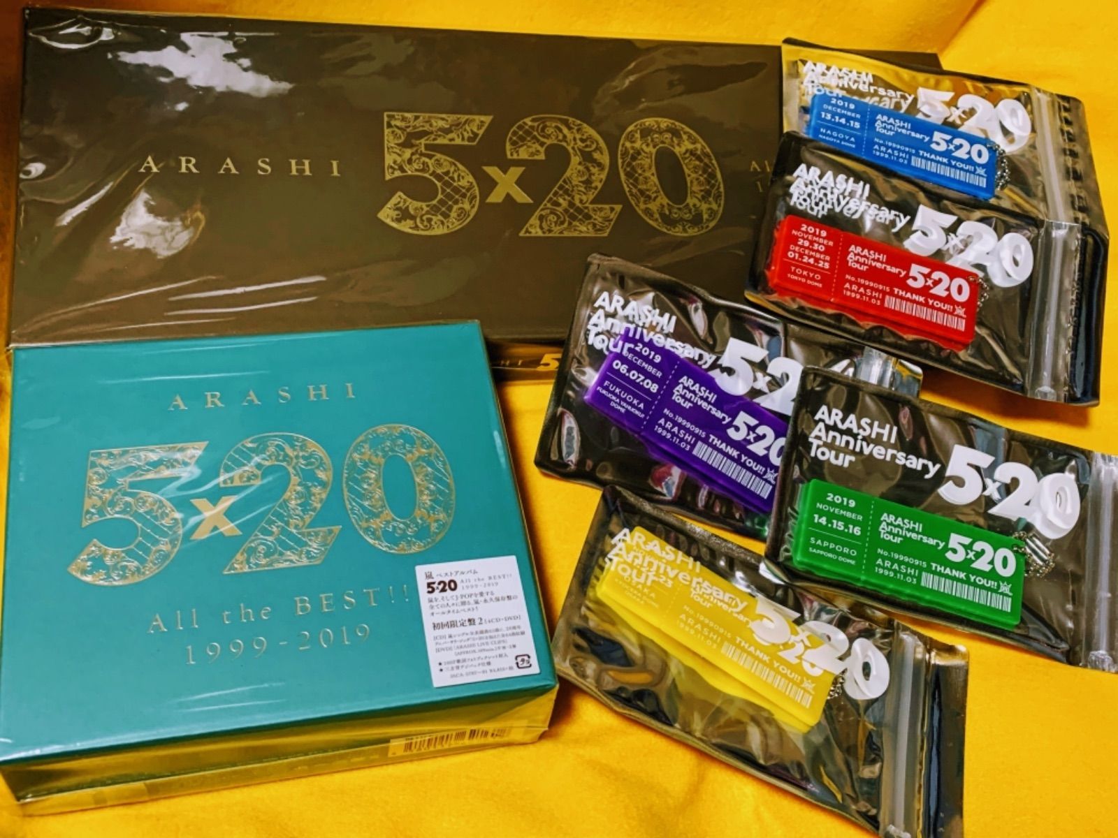 メルカリshops 嵐 5 All The Best 初回限定盤セット アクリルプレート