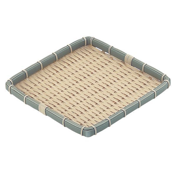 まとめ買い トーダイ PPラタン 竹タイプ 角型 浅ざる 30型OT-300-BB ×3