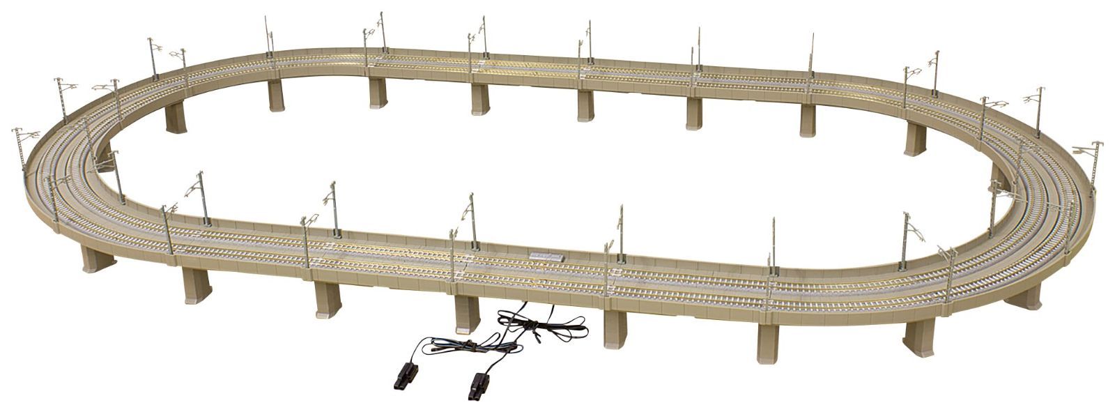 ロクハン Zゲージ 複線高架線セット R095 鉄道模型用品