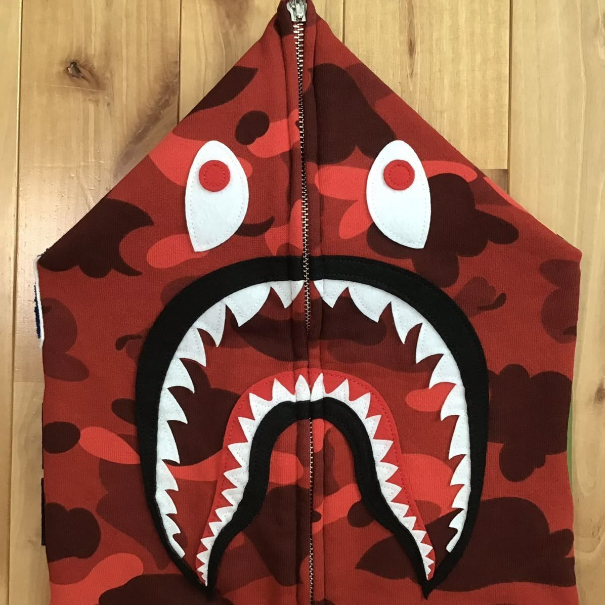 ☆美品☆ Red camo シャーク パーカー Lサイズ shark full zip hoodie
