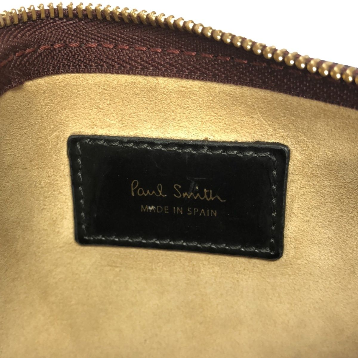 Paul Smith ポールスミス バイカラーパテントレザートートバッグ 