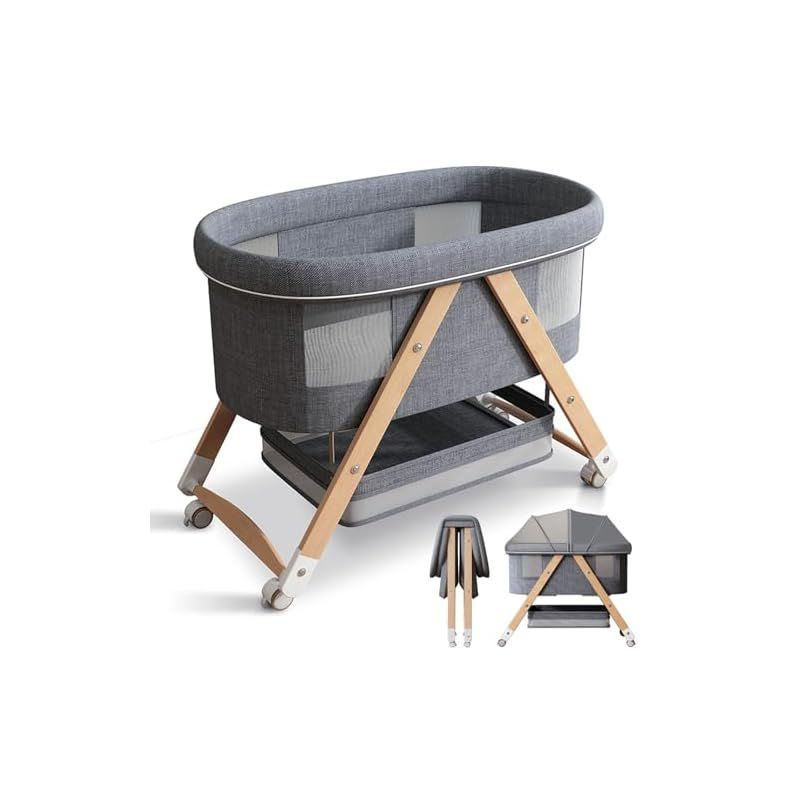 ベビーベッド 添い寝ベッド 折りたたみ 木製ベビーベッド 揺りかごに変身 携帯便利 0ヶ月 36ヶ月 組み立て簡単 睡吐防止 ベビーラック コンパクト 新生児ベッド 3つのモード 蚊帳 マット 収納かご キャスタ付き 軽量 通気 洗濯 出産祝い 1