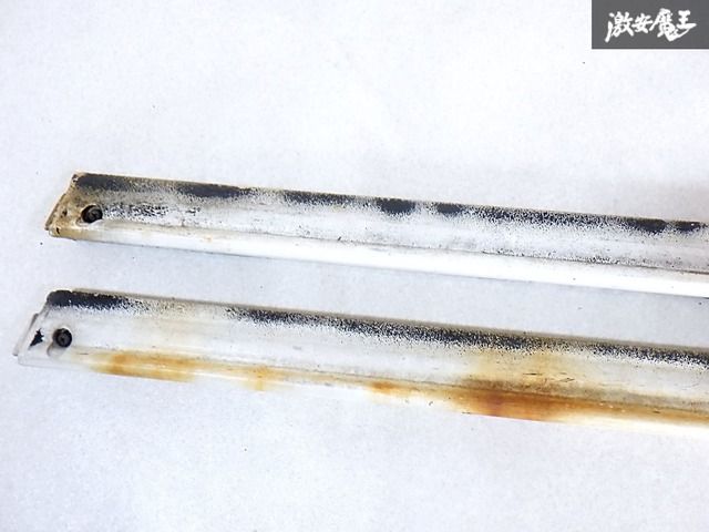 日産 純正 DR30 スカイライン 後期 ノーマル サイドステップ サイドスカート アンダー スポイラー 5点セット 白 ホワイト 棚D