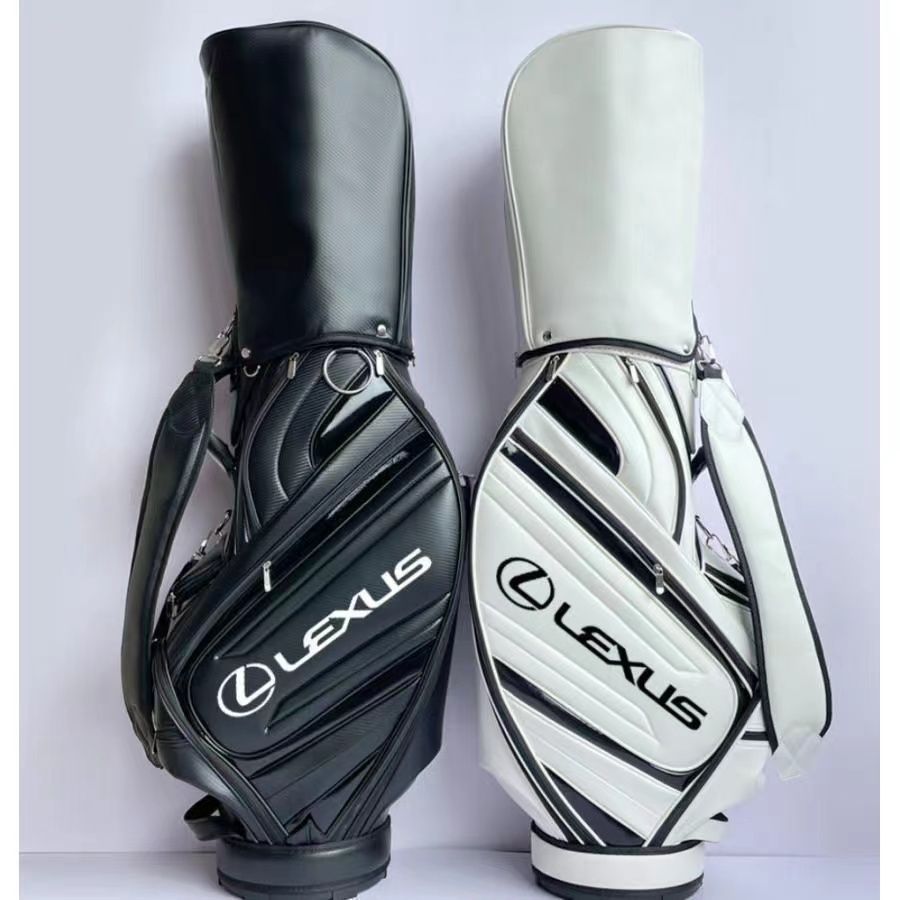 品質保証☆Lexus レクサス ゴルフ キャディバッグ スタンド式 大容量