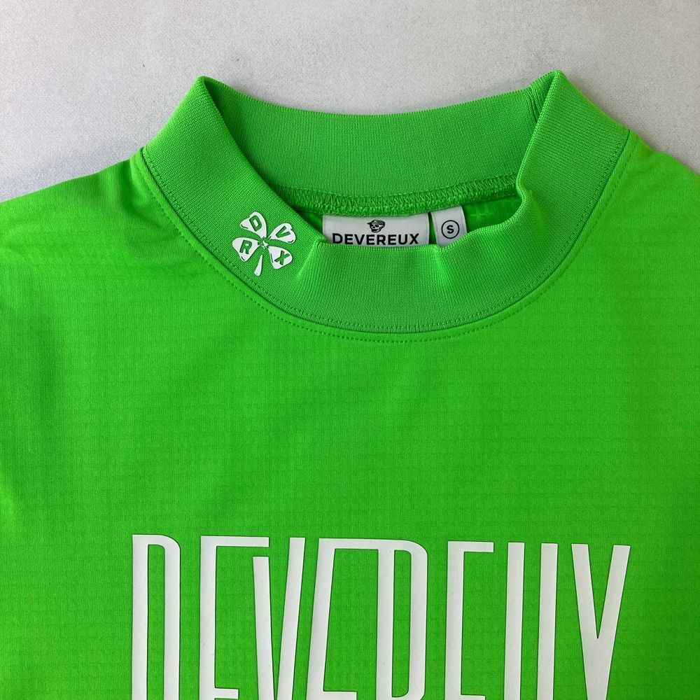 サイズ：SMALL DEVEREUX GOLF デヴァローゴルフ  ハイネック半袖インナーTシャツ  ブルー系 [240101500118] ゴルフウェア レディース ストスト DEVEREUX GOLF デヴァローゴルフ ハイネック半袖インナーTシャツ