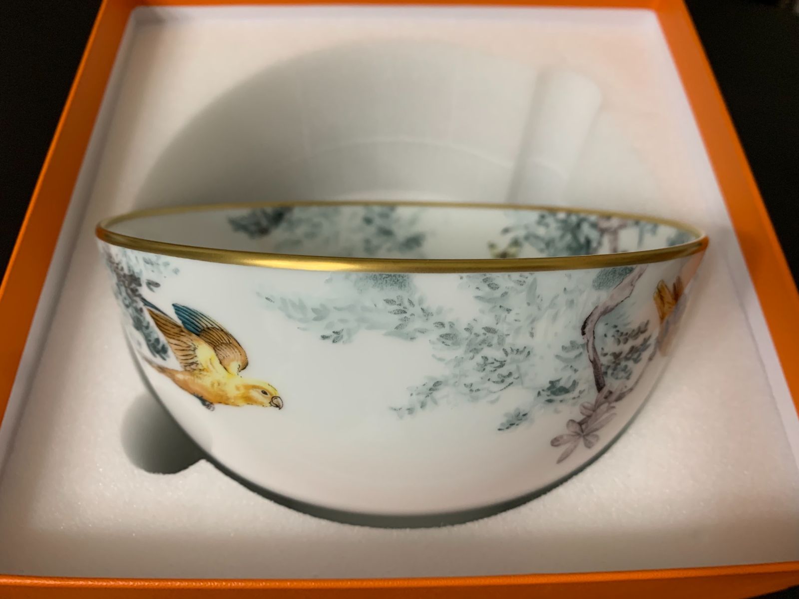 エルメス赤道直下のスケッチボウル16.5cm 美品