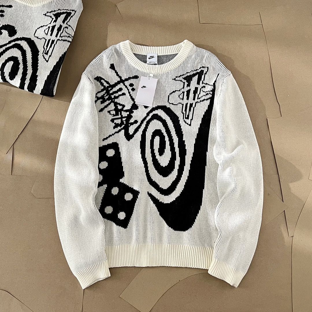 Stussy x Nike Icon Knit Sweater L