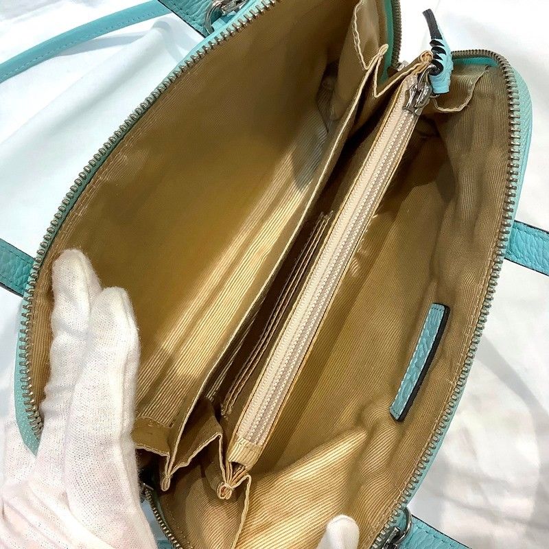 銀座ワコー（WAKO） レザ-2WAY ショルダーバッグ 牛革 ハンド  