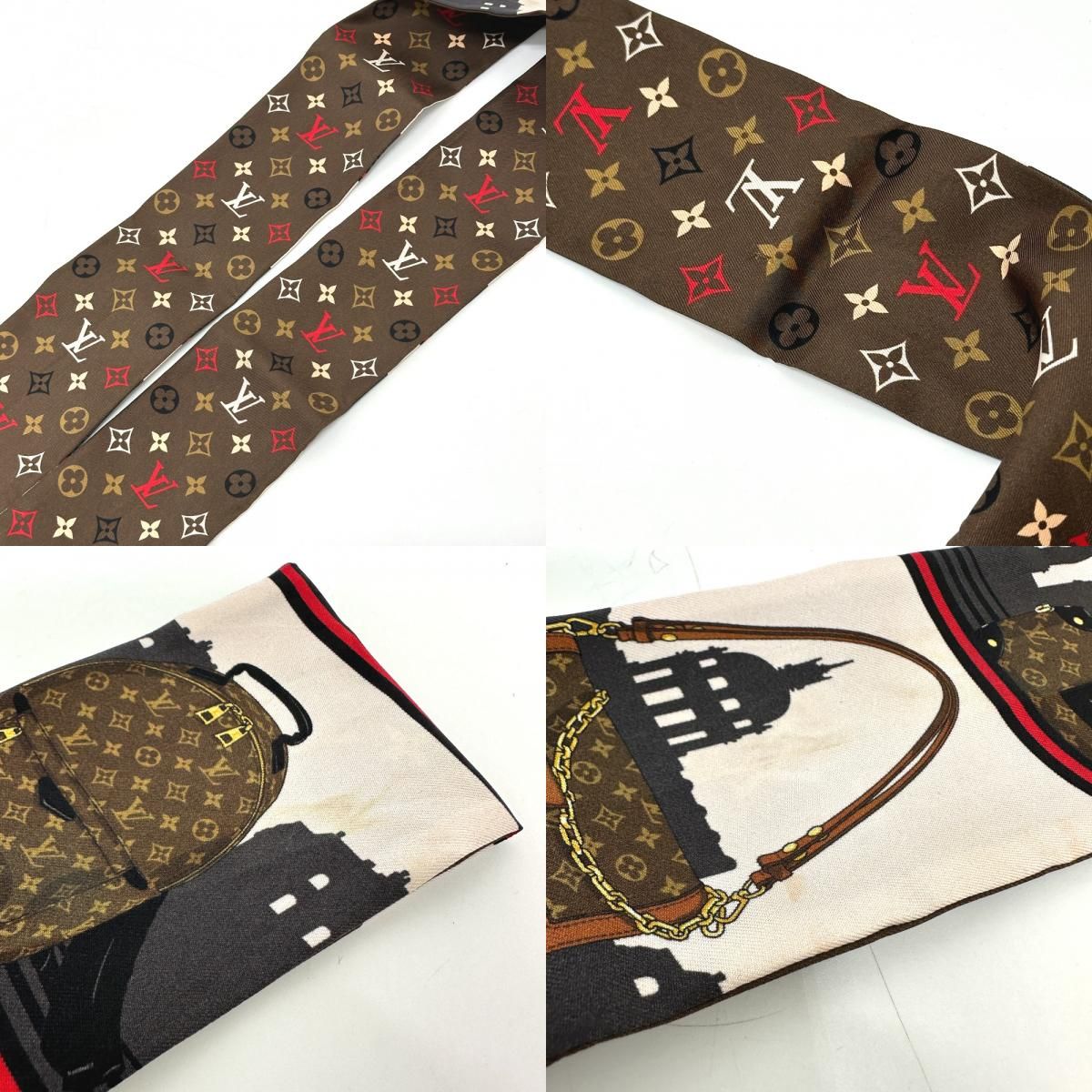 LOUIS VUITTON ルイヴィトン スカーフ バンドー スカイライン