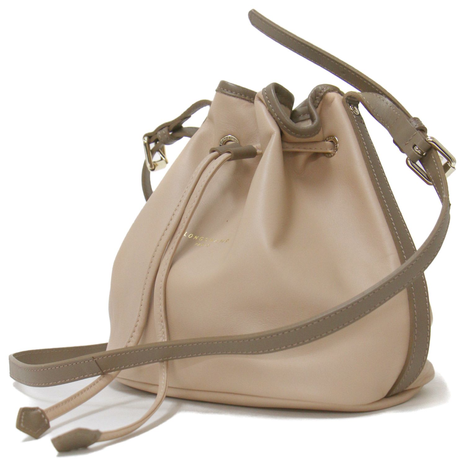 美品 LONGCHAMP ロンシャン バッグ ショルダーバッグ カバン ベージュ 