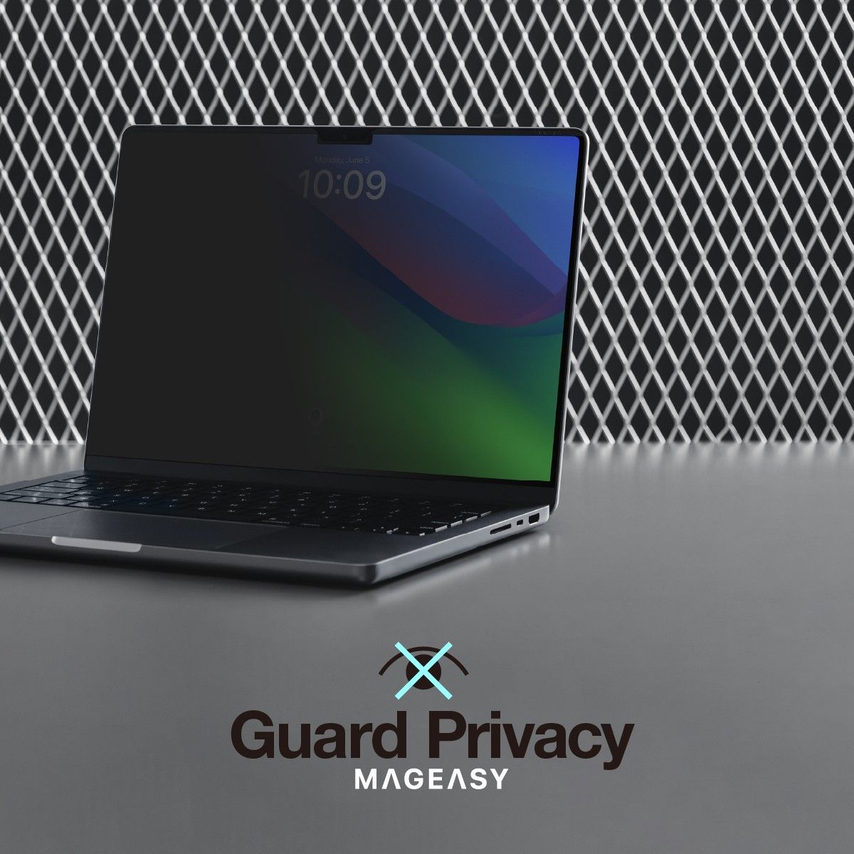 MacBook Air MacBook Pro 13インチ 保護フィルム 覗き見 防止 マグネット 着脱式 Apple MacBookAir M1 | MacBookPro M2 M1 マックブック MagEasy Guard Privacy