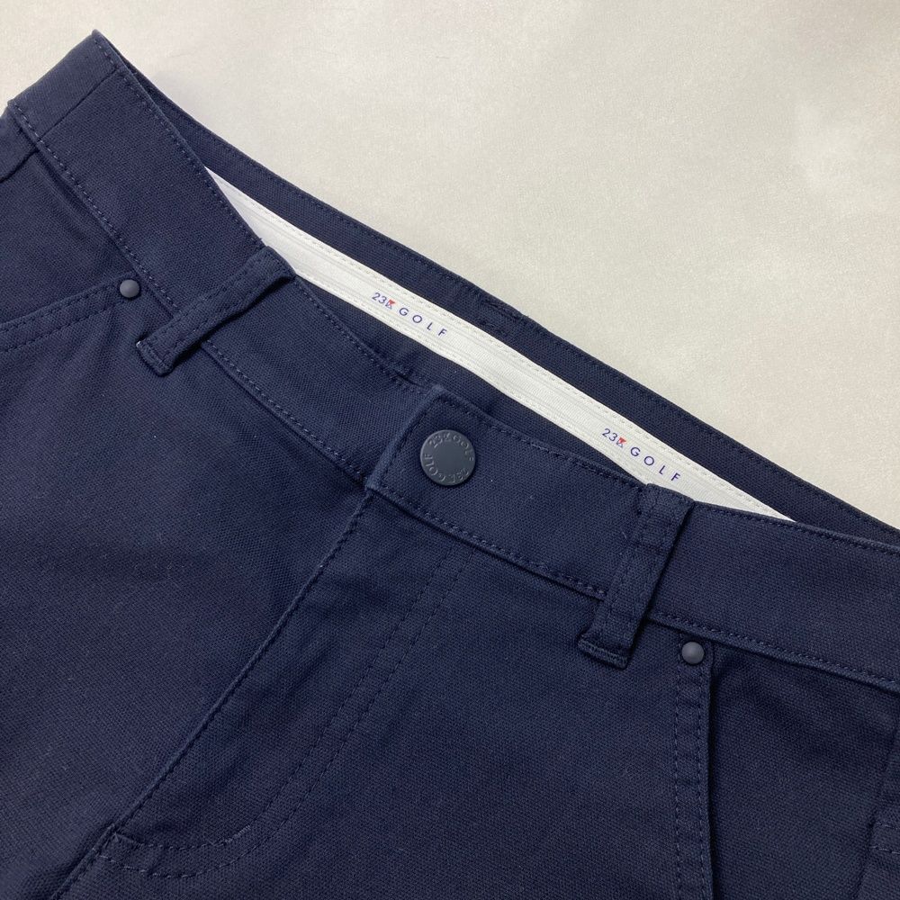 23区GOLF ゴルフパンツ ネイビー サイズ86 日本製 美品 23区GOLF】 メンズ ゴルフパンツ 86スポーツ ネイビー 薄手
