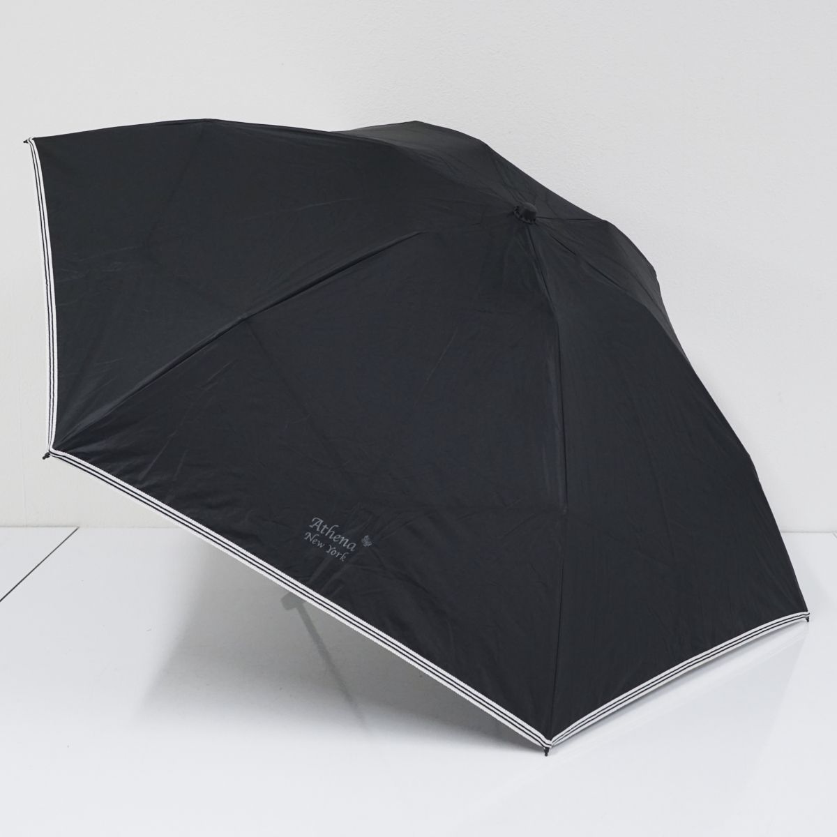 アシーナニューヨーク　ブラック　【美品】 折りたたみ日傘 Athena New York アシーナニューヨーク USED美品