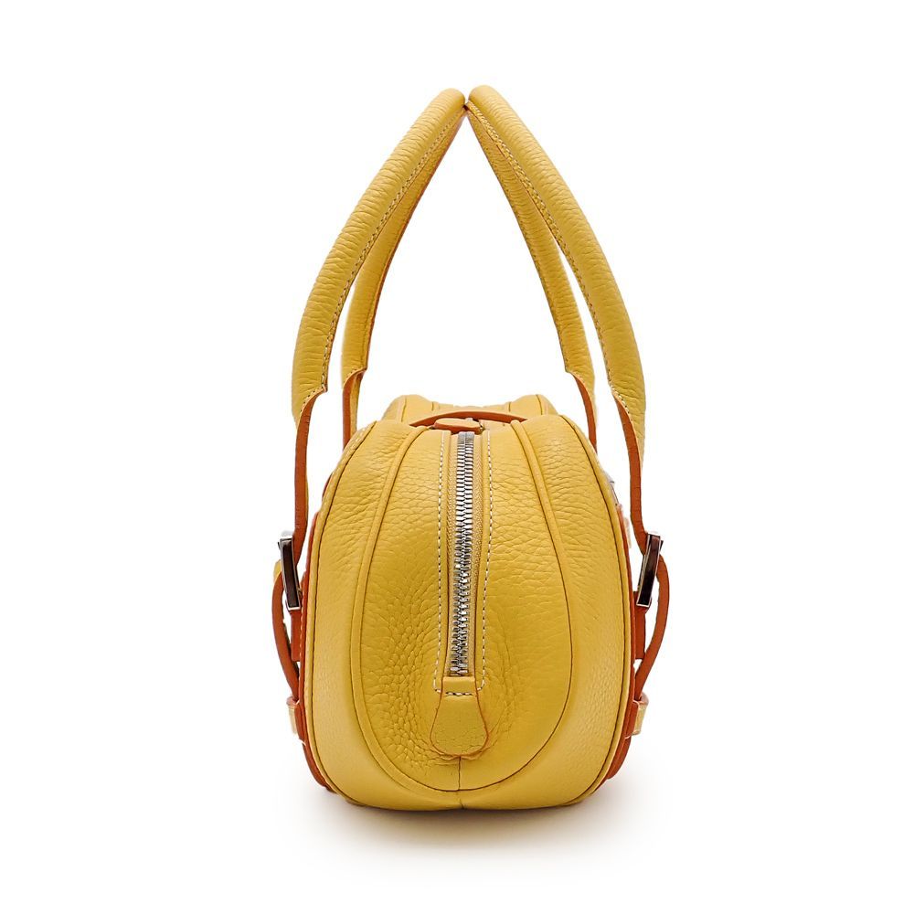 LOEWEロエベ　センダ　黄色イエロー ロエベ センダ レディース ハンドバッグ カーフ レザー イエロー
