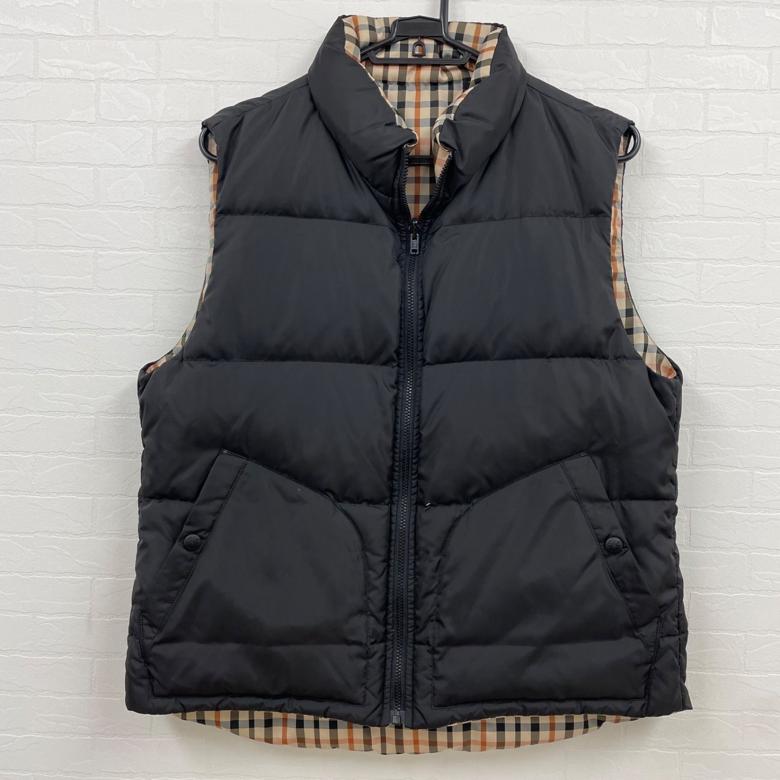 DAKS GOLF レディース　ブラック ダウンベスト 　Msize DAKS GOLF ダウンベスト M
