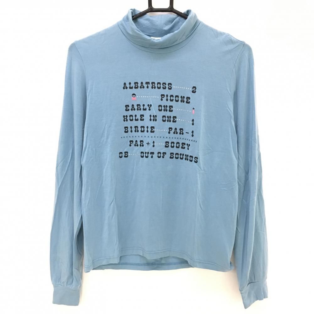 ☆特価☆【美品】ピッコーネクラブ 長袖ハイネックシャツ ライトブルー