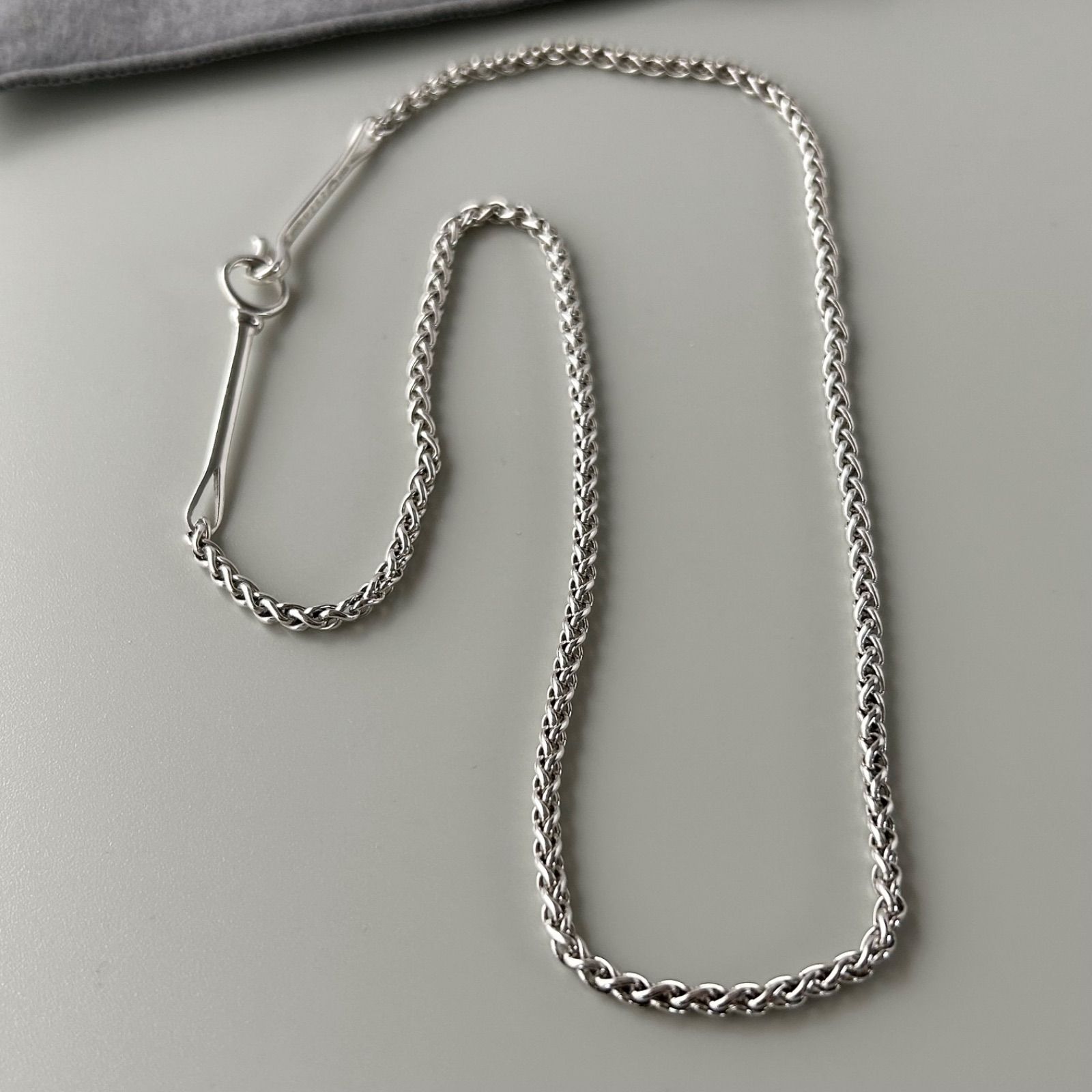 希少 　ジョージジェンセン ツイスト　ロング ネックレス 希少 ジョージジェンセン ロング ツイスト チェーン ネックレス 24-2266