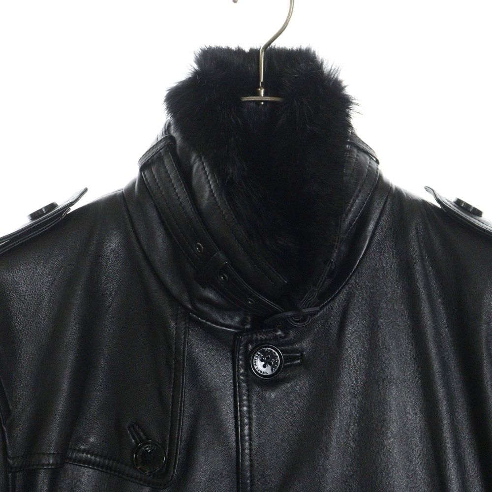BURBERRY BLACK LABEL (バーバリー ブラックレーベル) ラビットファー