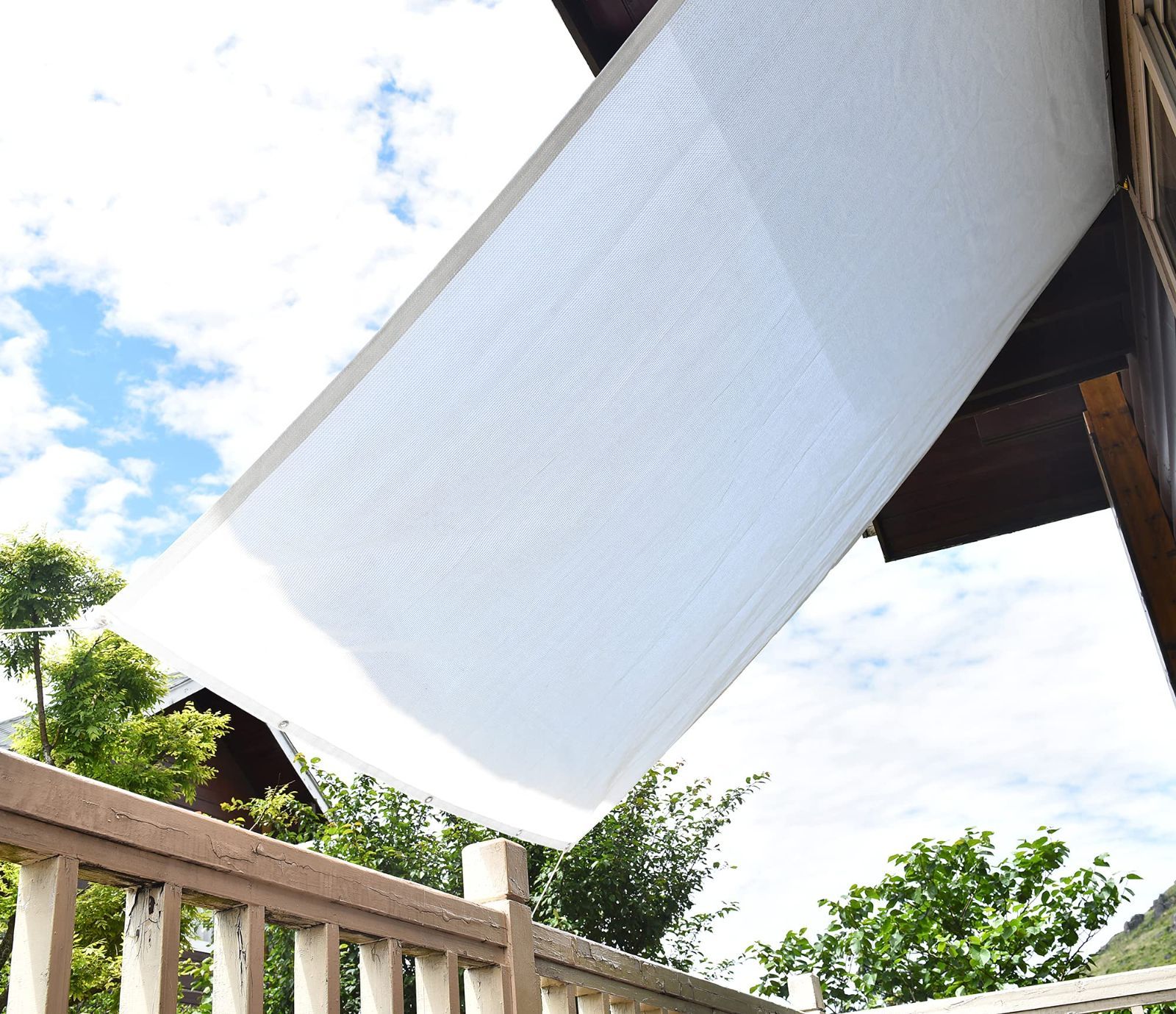 200x300cm_アイボリー Cool Time(クールタイム) （200×300cm） 日よけ シェード オーニング アイボリー【3年間の