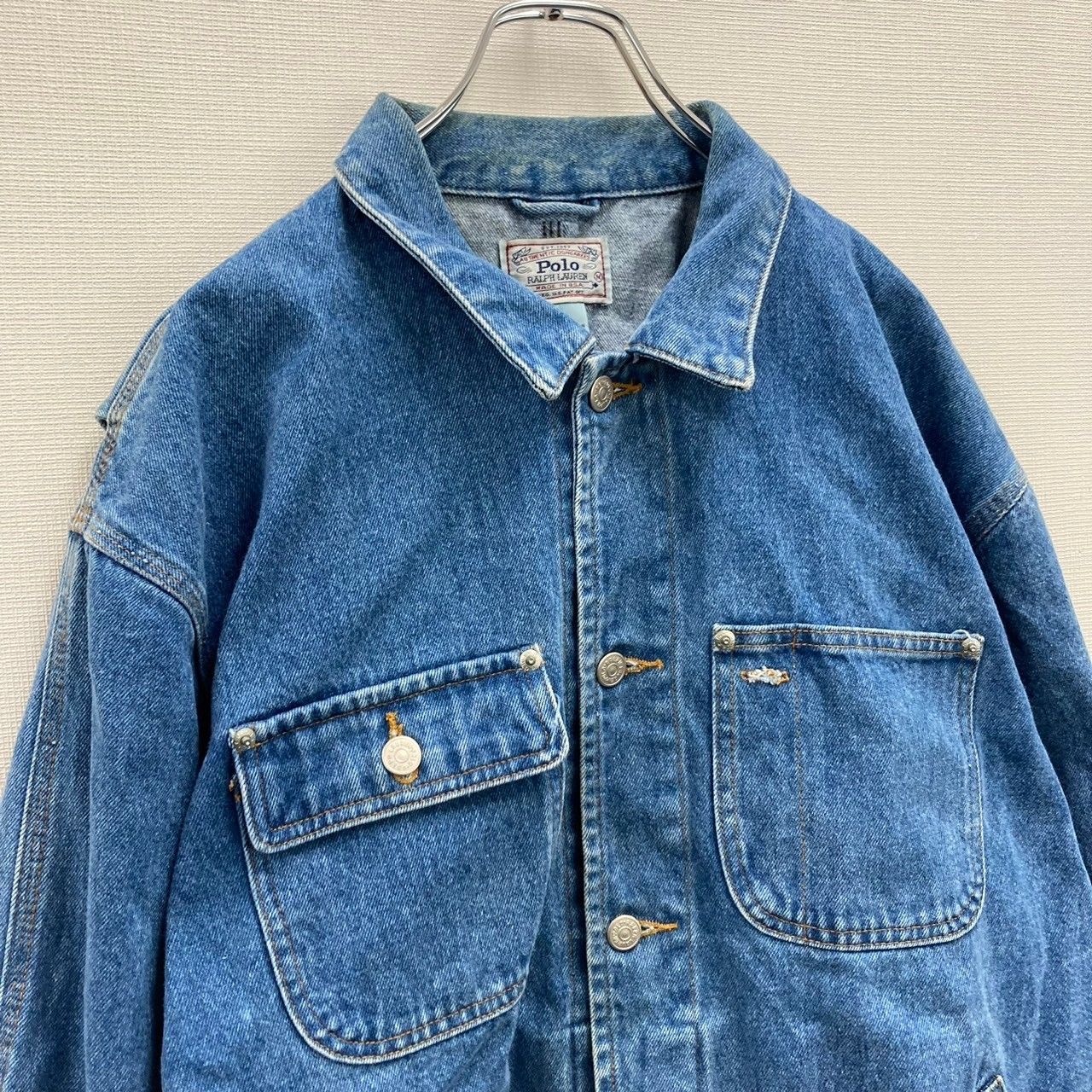 80-90s POLO Ralph Lauren USA製 デニムジャケット Yahoo!オークション - 90年代MADE IN USA製RALPH LAURENポロジーンズPO